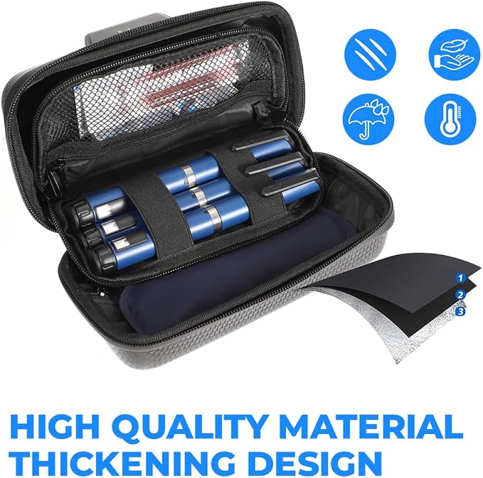 Insulin Cooler Travel Case Diabetic Medication Insulated Cooling Organizer - Image 2
