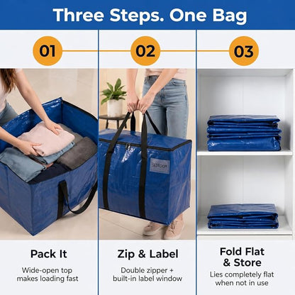 ClearSpace Heavy Duty Moving Bags or Storage Bag – Large Moving Boxes - Image 6
