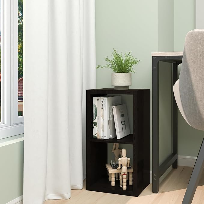 CTESNE【2026 Wooden Thick Frame 2 Cube Storage Organizer Shelf - Image 8