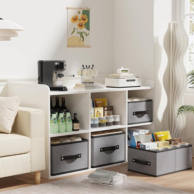 Foldable Storage Baskets, Fabric Drawer Organizers - Image 4