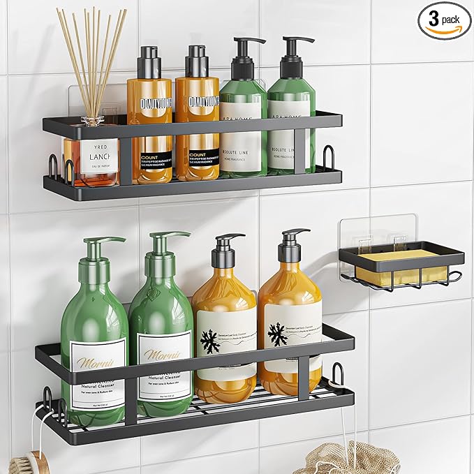 Youvip Adhesive Shower Caddy, Shower Shelves by YOUVIP