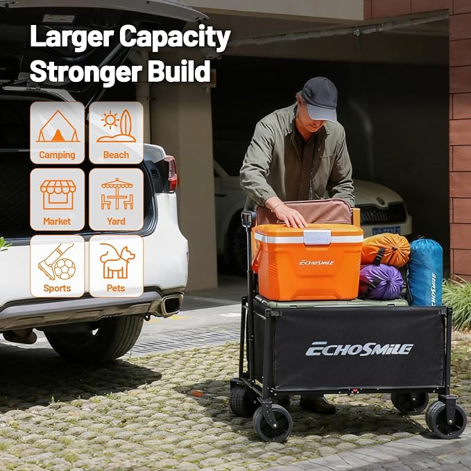 EchoSmile Collapsible Wagon Cart - Image 7