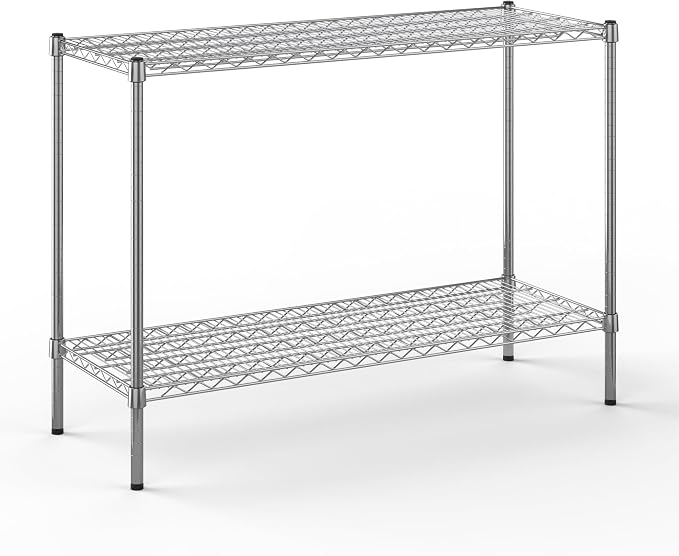 18" Deep x 48" Wide x 34" Height Wire Shelving Kit | 2-Tier | NSF Commercial by Regal+Altair
