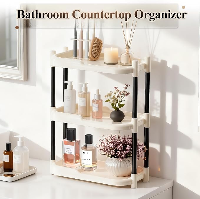 MARTY Bathroom Counter Organizer 3 Tier Makeup Organizer Countertop - Image 2