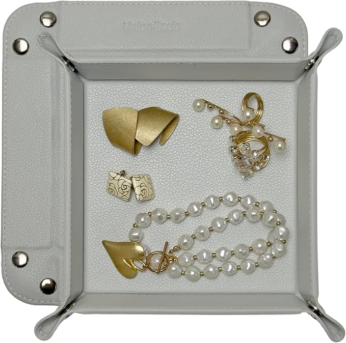 UnionBasic Small Jewelry Tray for Rings Watches Earrings, Entryway Catchall by UnionBasic