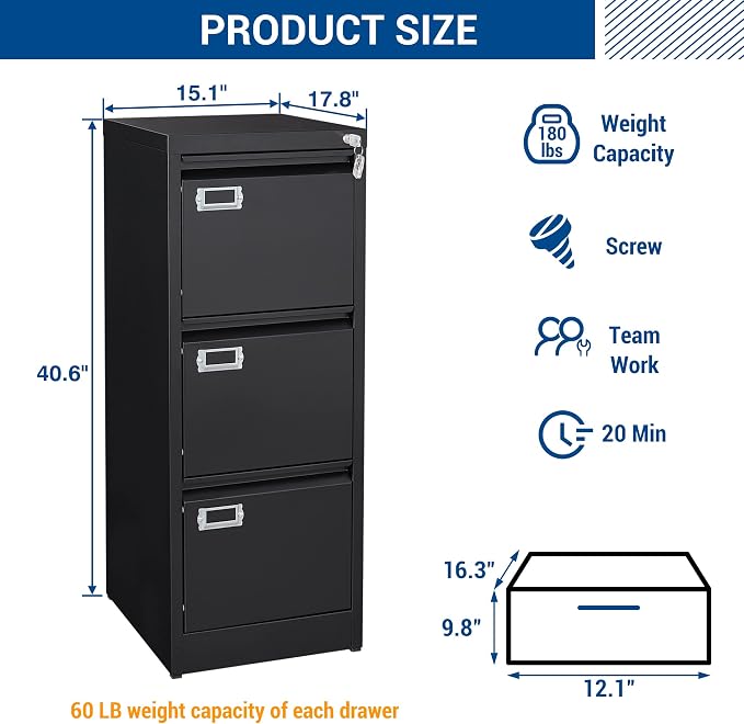 Vertical File Cabinets - Image 3
