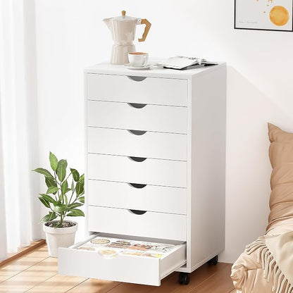 7 Drawer Chest, Dressers Storage Cabinets, Dresser Mobile Cabinet - Image 7