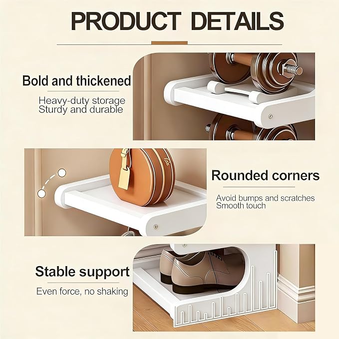7-Tier Vertical Shoe Rack, Bamboo Free Standing Shoe Rack Shelf, Shoe Storage - Image 4