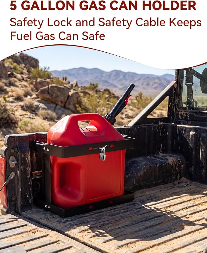 5 Gallon Gas Can Holder Compatible - Image 4