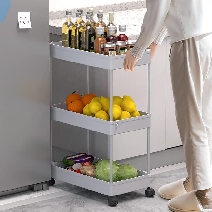 SPACELEAD 3 Tier Rolling Cart - Image 5