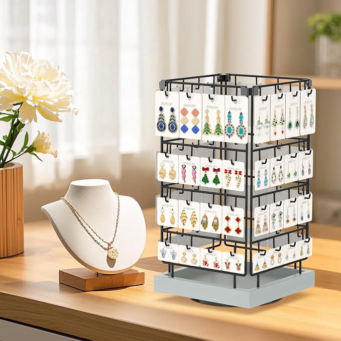 EsLuker.ly Rotating Earring Display Holder Stand - Image 7
