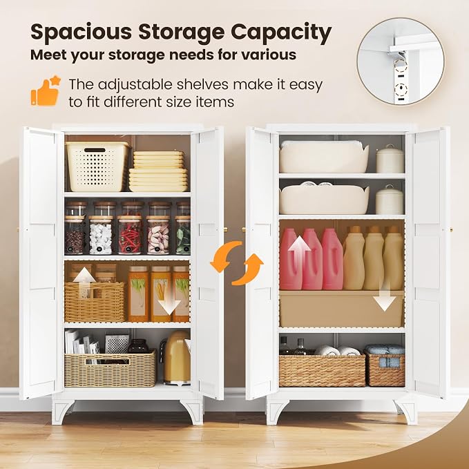 Yizosh Metal Storage Cabinet - Image 4
