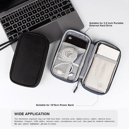 Electronics Organizer Bag Pouch Cable Charger Organizer Travel Shockproof Cord - Image 5