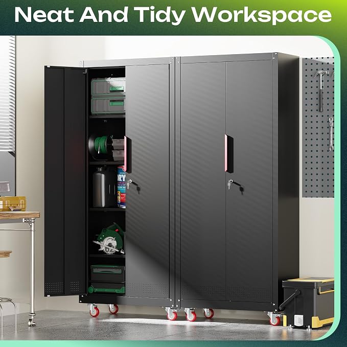 71" H Garage Storage Cabinet - Image 7
