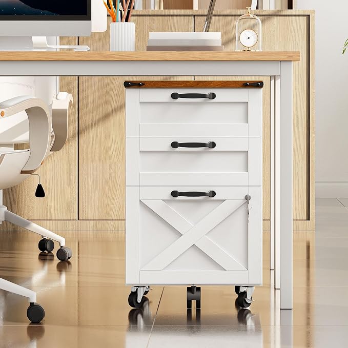 HOOBRO 3 Drawer File Cabinet - Image 2
