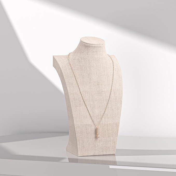 Necklace Bust Display Stand, Bust Necklace Holder, Pendant Chain Organizer - Image 3