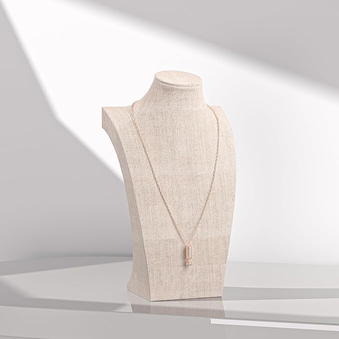Necklace Bust Display Stand, Necklace Holder, Pendant Chain Necklace Organizer - Image 4