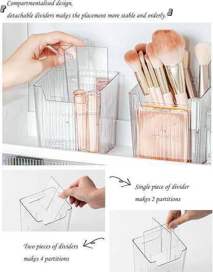 Set Of 2 Storage Organizer Bins Wall Mounted Shower Caddy, Bathroom shelves - Image 2