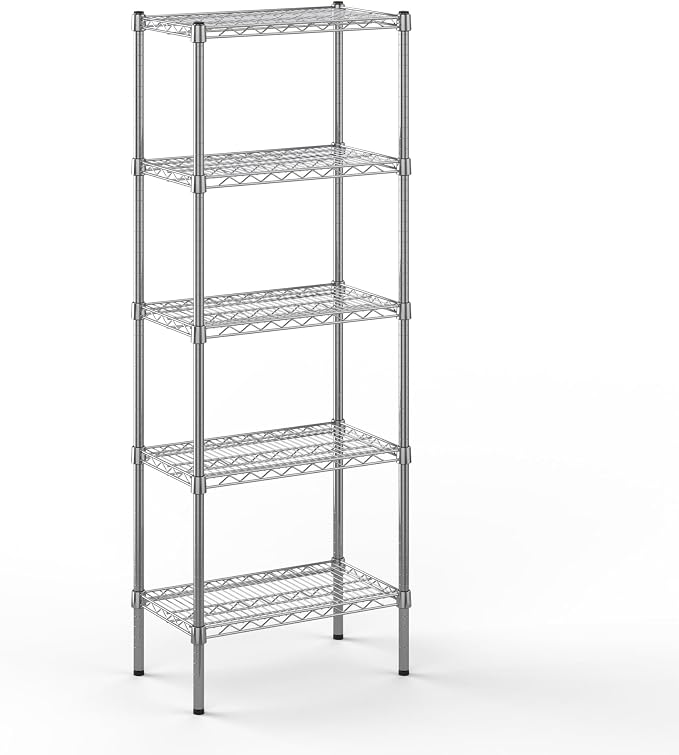 14" Deep x 24" Wide x 64" Height Wire Shelving Kit | 5-Tier | NSF Commercial by Regal+Altair