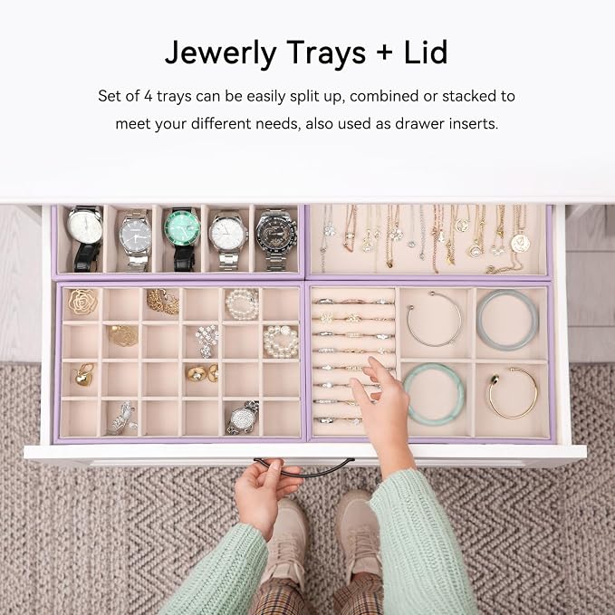 Voova Stackable Jewelry Organizer Tray - Image 5