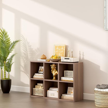 6-Cube Storage Shelf Bookcase - Image 3