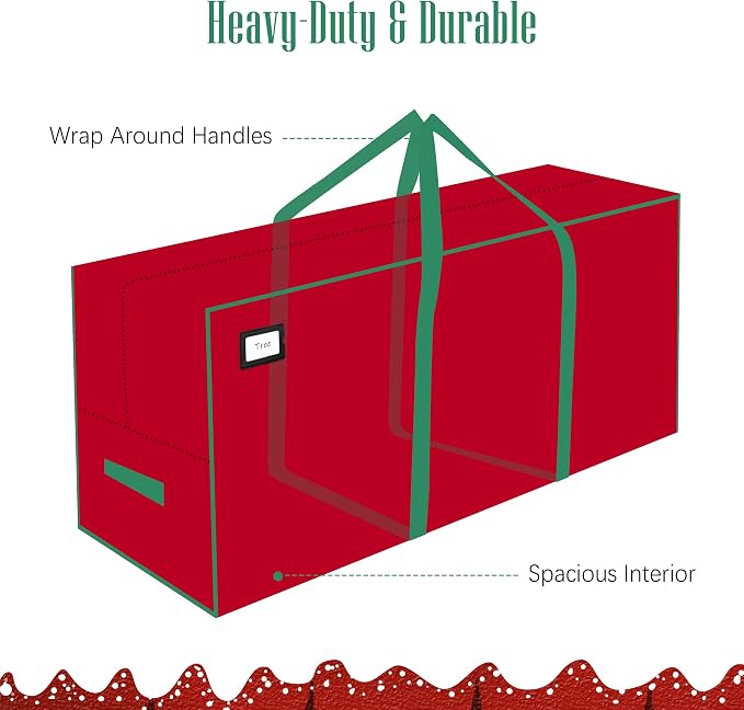 Cosy Family 7.5 ft Christmas Tree Storage Bag - Image 4