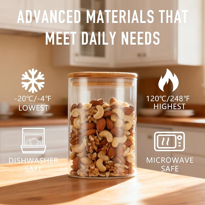 32oz Straight Cylindrical Airtight Storage Containers - Image 4