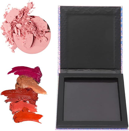 PU Empty Eyeshadow Palette, Fish Scale Small Magnetic Palette, Portable - Image 8
