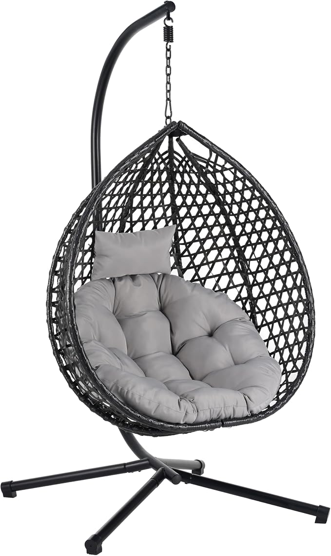 SOFTSEA Outdoor Wicker Egg Chair - Image 8