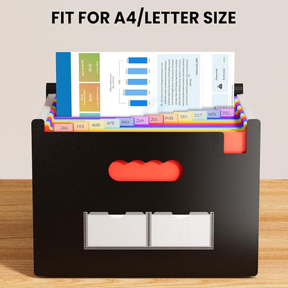 Sooez 24 Pockets Expanding File Folder - Image 3