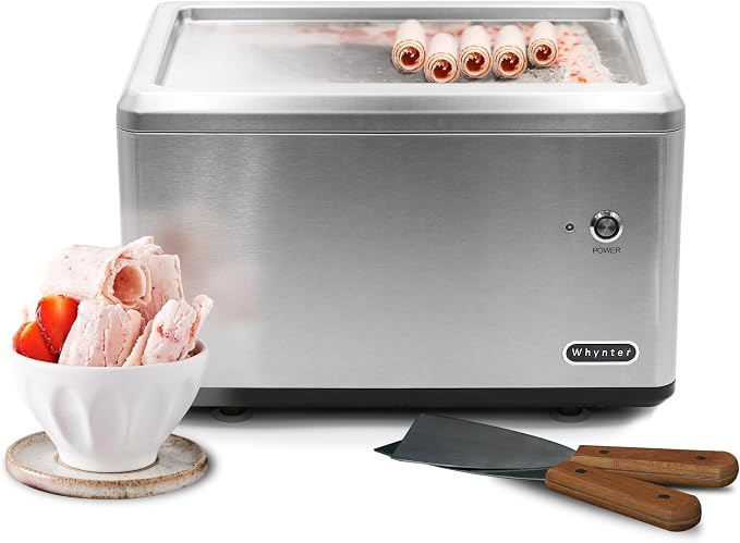 Whynter ICR-300SS 0.5-Quart Stainless Steel Rolled Ice Cream Maker by Whynter