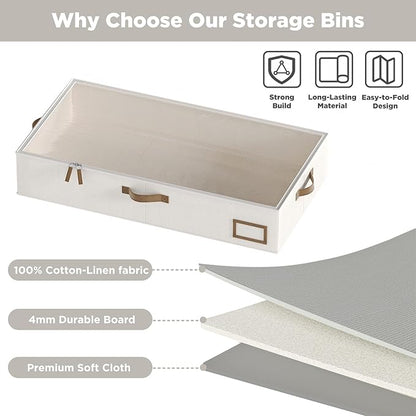Under Bed Storage, Under Bed Storage Containers Bins - Image 4