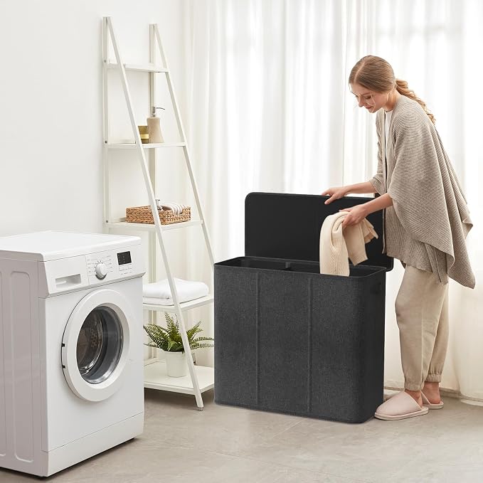 Lifewit Triple Laundry Hamper - Image 6