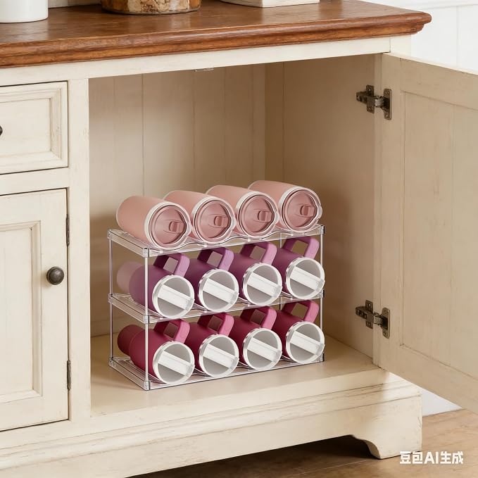 Stackable Water Bottle Organizer - Image 2