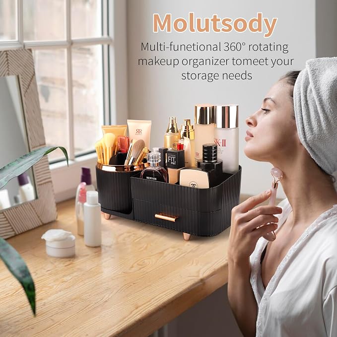 Makeup Organizer for Vanity, Cosmetic Display Case - Image 7