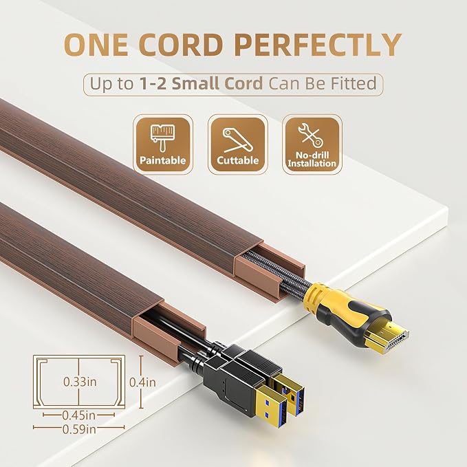 Delamu Cord Hider, 85in Cord Covers - Image 2
