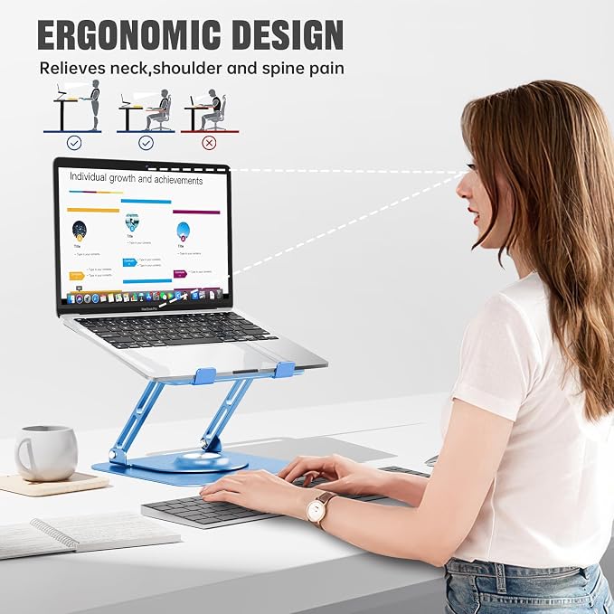 Laptop Stand for Desk, Adjustable Computer Stand - Image 6