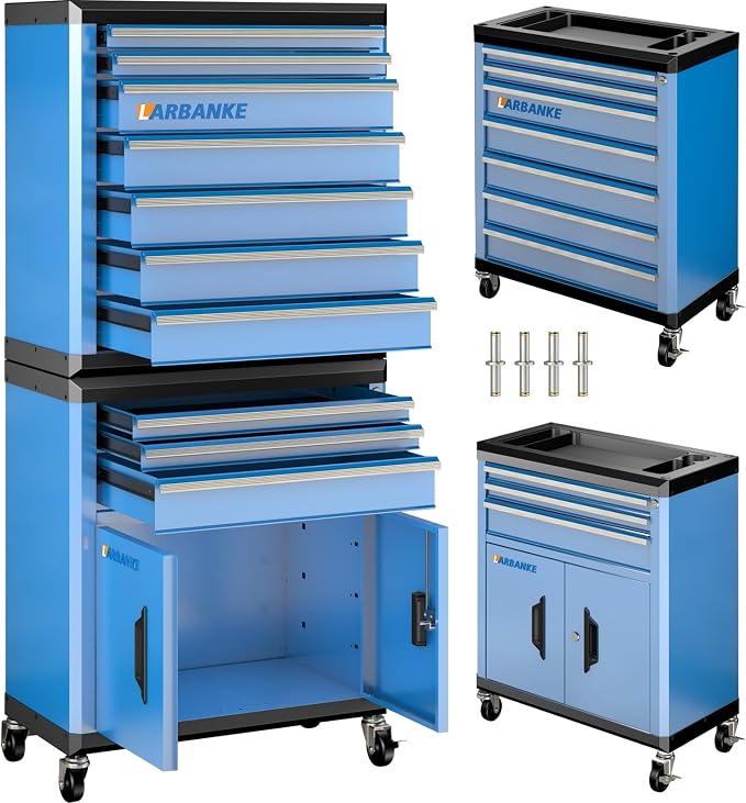 10 Drawer Rolling Tool Chest by LARBANKE