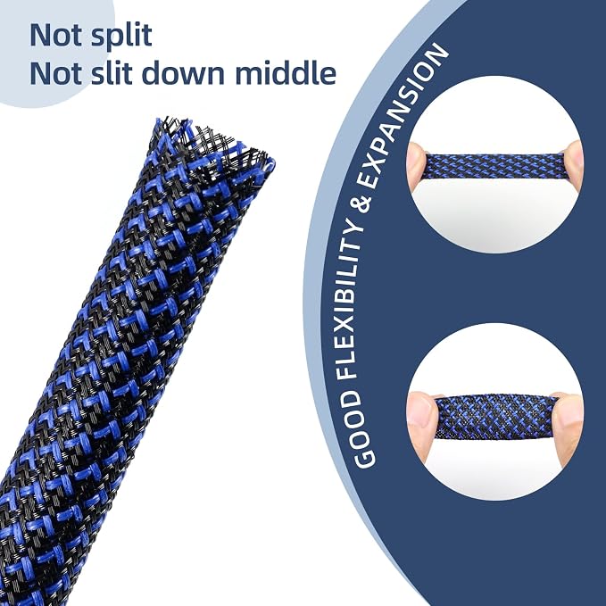 Braided Cable Sleeving, PET Expandable Braided Cable Sleeve, Flexible Mesh - Image 3