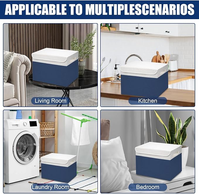 Bagnizer Large 42 Quarts Fabric Storage Bins - Image 7