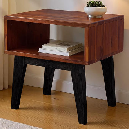 Acacia Serena Nightstand Solid Wood Nightstand by AACACIAFURNITURE