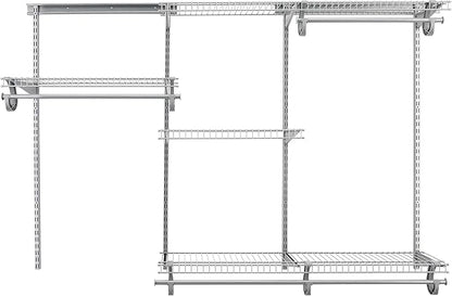 ClosetMaid ShelfTrack Wire Closet Organizer System, Adjustable from 4 to 6 Ft. by ClosetMaid