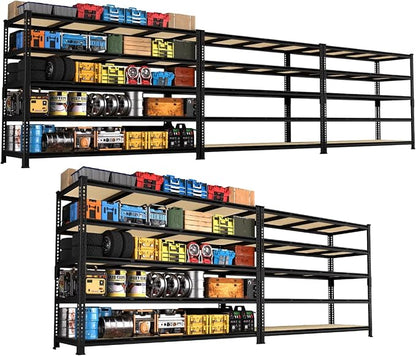 PrimeZone 60" W X 24" D X 72" H Heavy Duty Garage Storage Shelves by PrimeZone