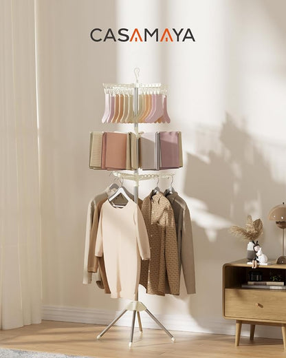 CASAMAYA Clothes Drying Rack Foldable, 79.5 inch 3 Tier Laundry Drying Rack - Image 8