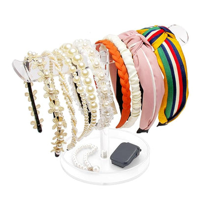 Bigfety Acrylic Headband Holder Organizer, Hair Hoop Display Stand, 1 Pack by Bigfety
