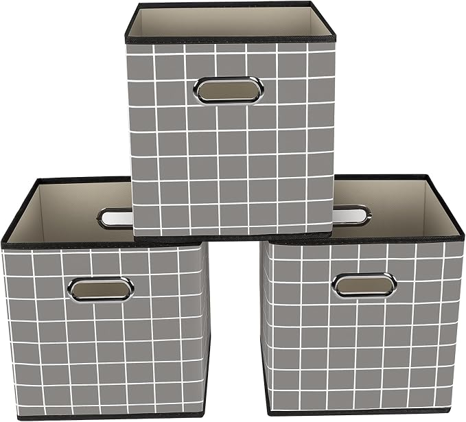 Yunkeeeper storage bins Cubes, Fabric Cube Organizer by Yunkeeper