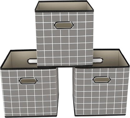 Yunkeeeper storage bins Cubes, Fabric Cube Organizer by Yunkeeper