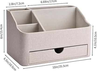 KINGFOM Desk Organizer with Drawer, Desk Organizer and Accessories 5 - Image 3