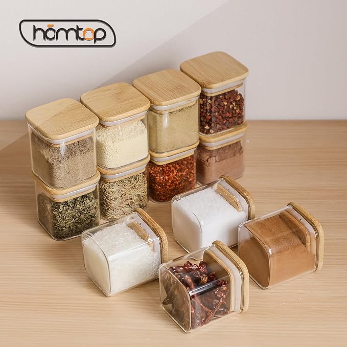 12Pcs 4oz Spice Jars with 275 Labels, Small Seasoning Glass Container Empty - Image 8