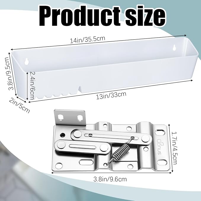 Umigy 2 Pack 14" Tip Out Tray for Sink - Image 2